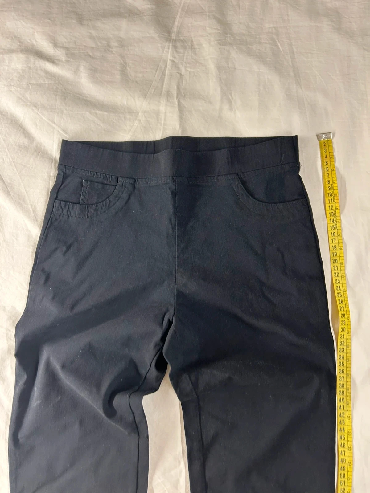 Zwarte rechte broek vintage maat 38 – photo 2